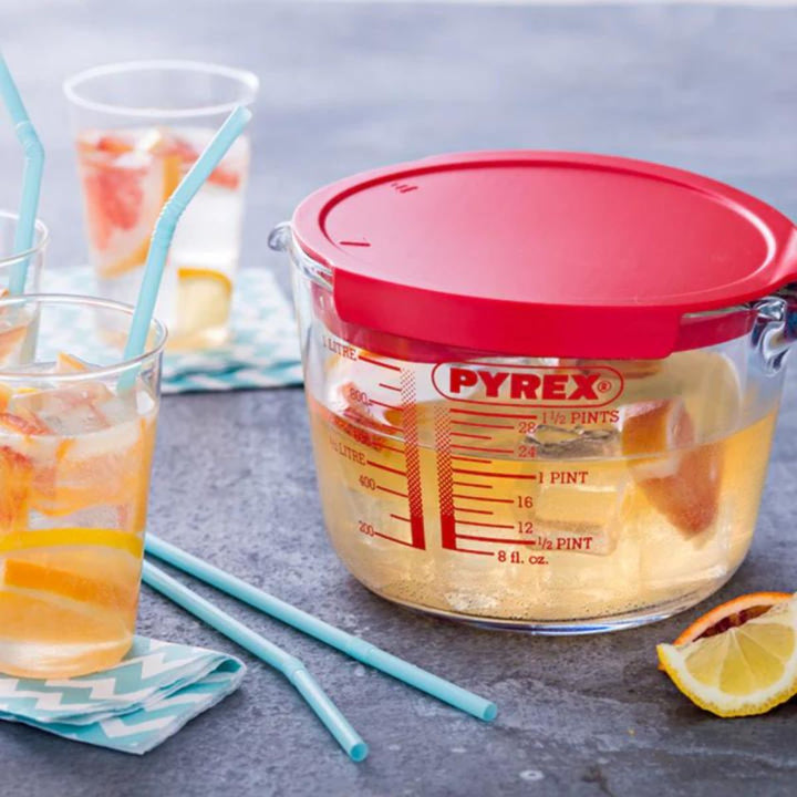 PYREX パイレックス フタつき耐熱メジャージャグ1.0L